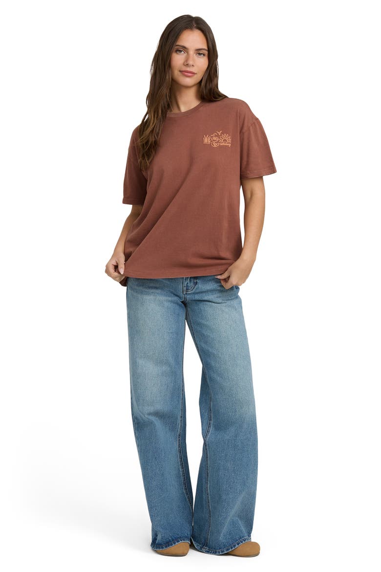 Fresh Glance Cotton Graphic T-Shirt, Alternate, color, COWHIDE