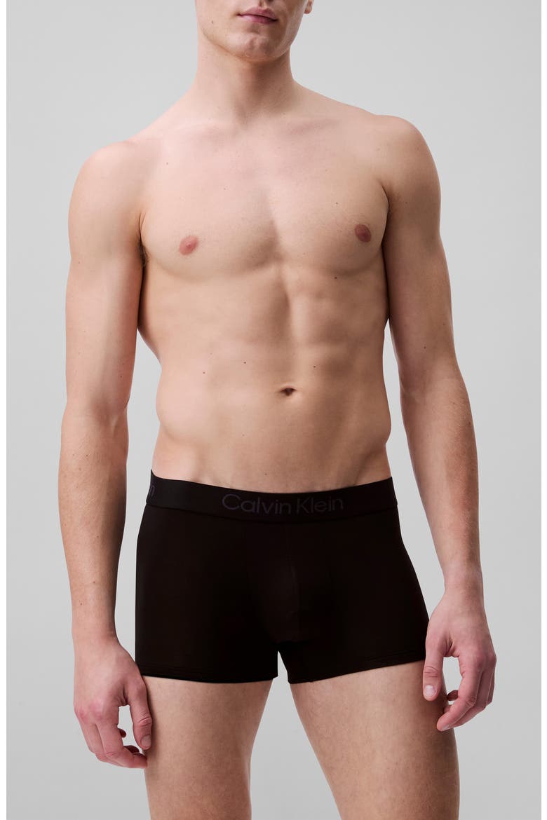 3-Pack Stretch Modal Trunks, Main, color, UB1 BLACK/BLACK