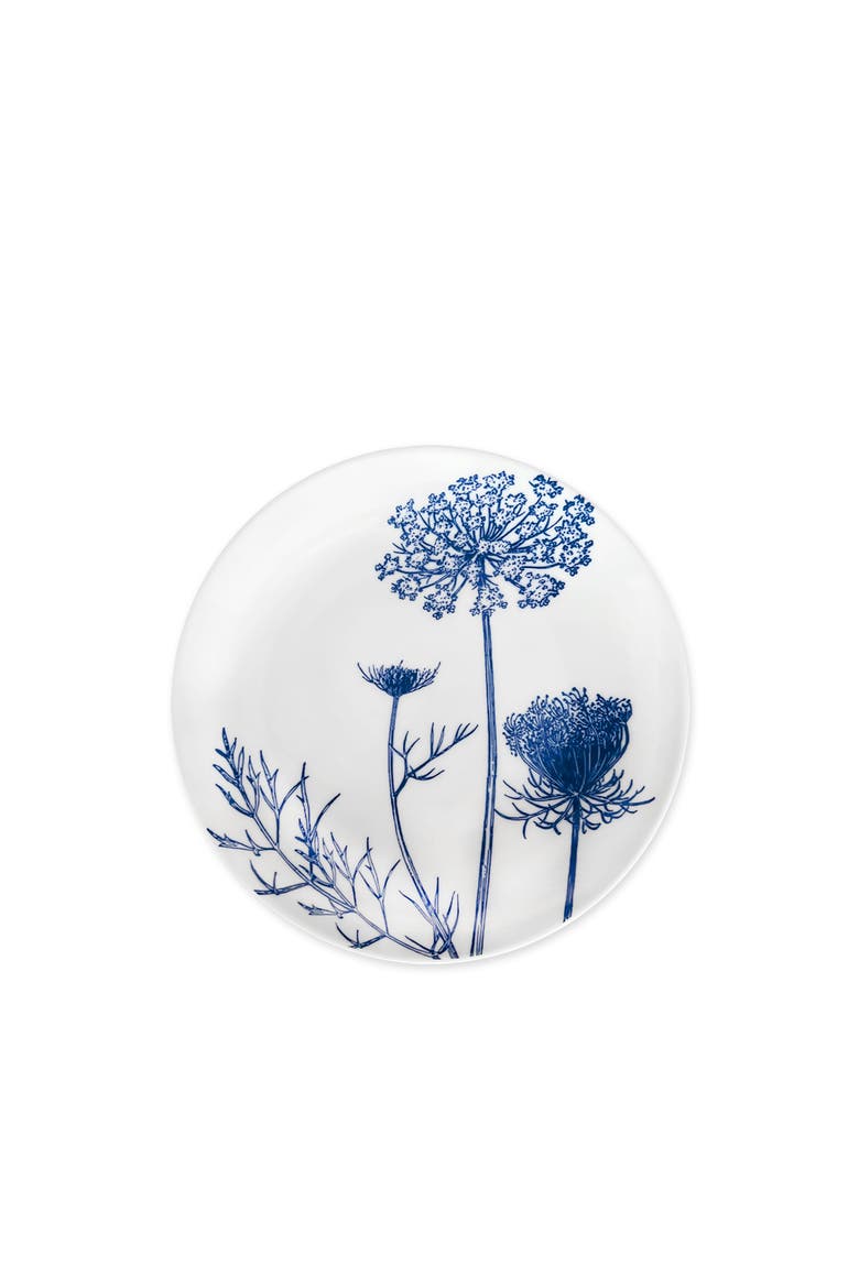 Summer Blues Coupe Salad Plate - Porcelain - Set 4, Main, color, BLUE