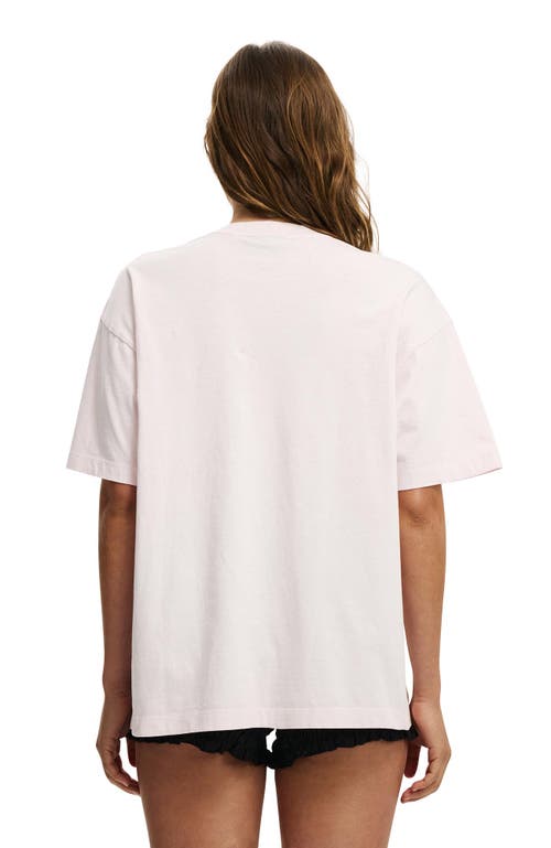 Cotton On The Lcn Music Boxy Graphic Tee In White