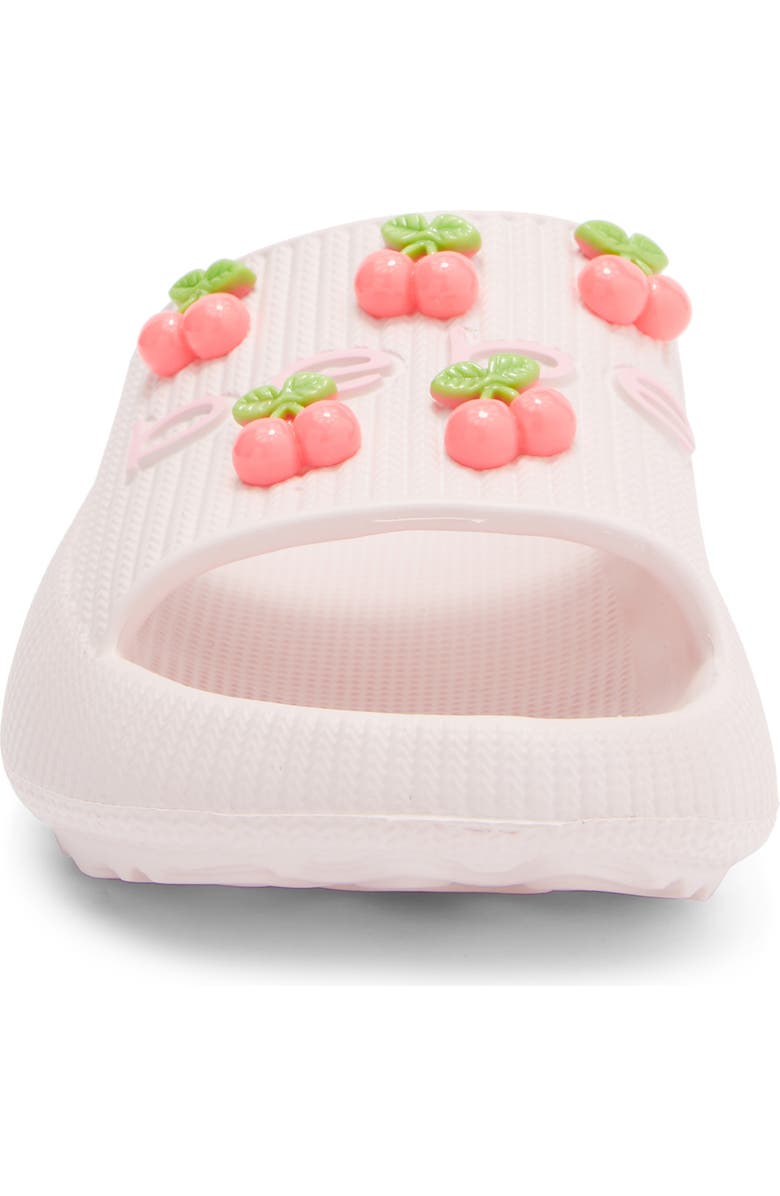 bebe Kid' Cherry Slide Sandal, Alternate, color, Pink
