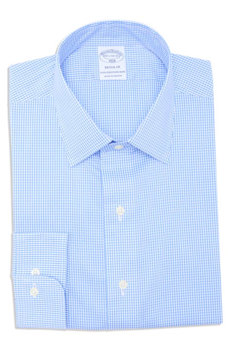 Regular Fit Explorer Non-Iron Gingham Button-Down Shirt