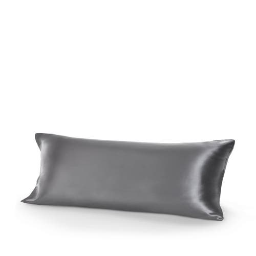 Bare Home 19 Momme 100% Mulberry Silk Pillowcase, Body Size In Gray