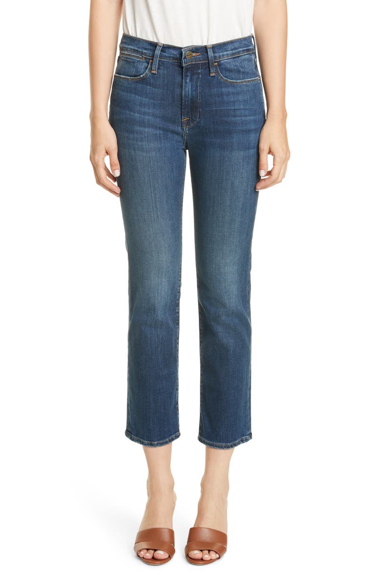 FRAME Le High Straight Leg Jeans, Main, color, 