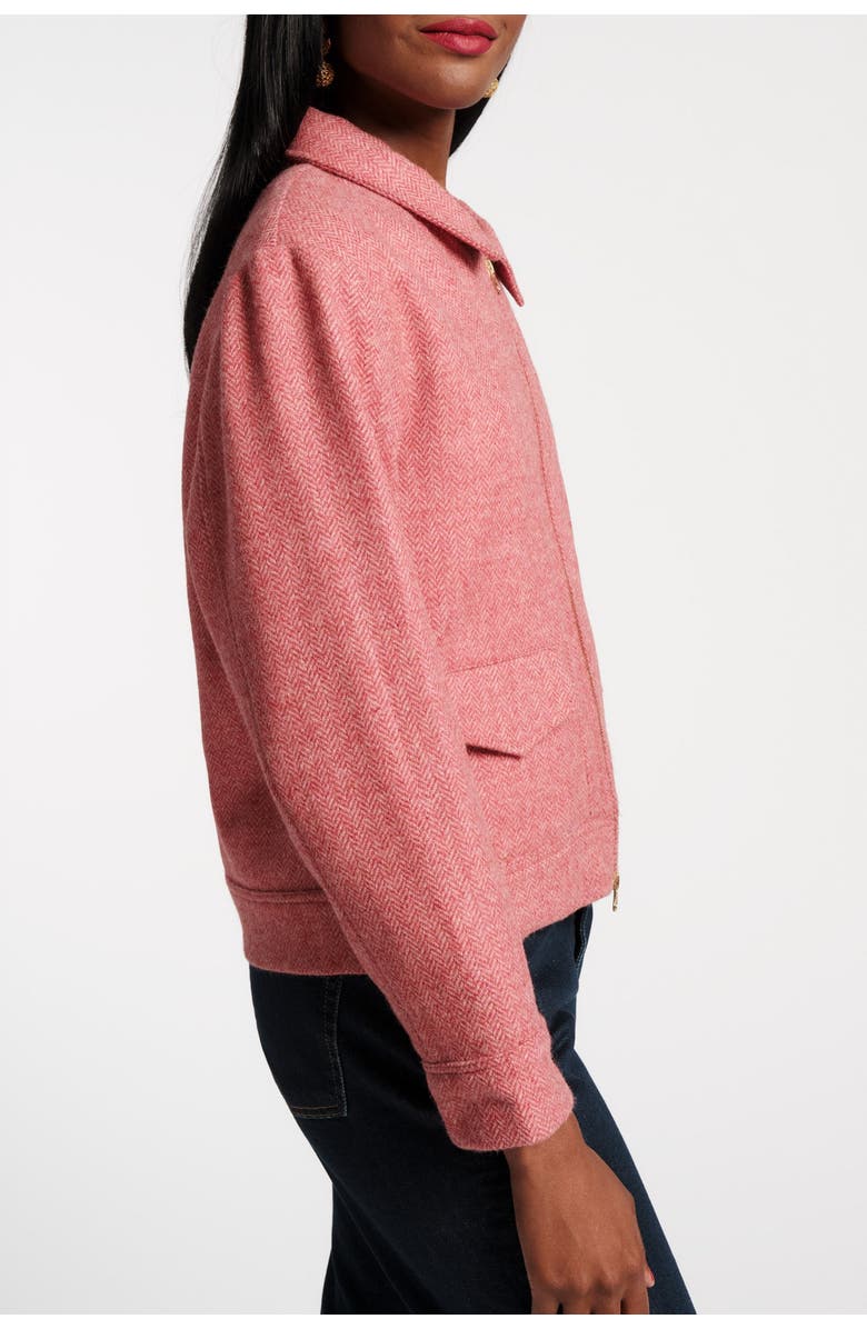 Frances Valentine Riff Jacket, Alternate, color, Pink