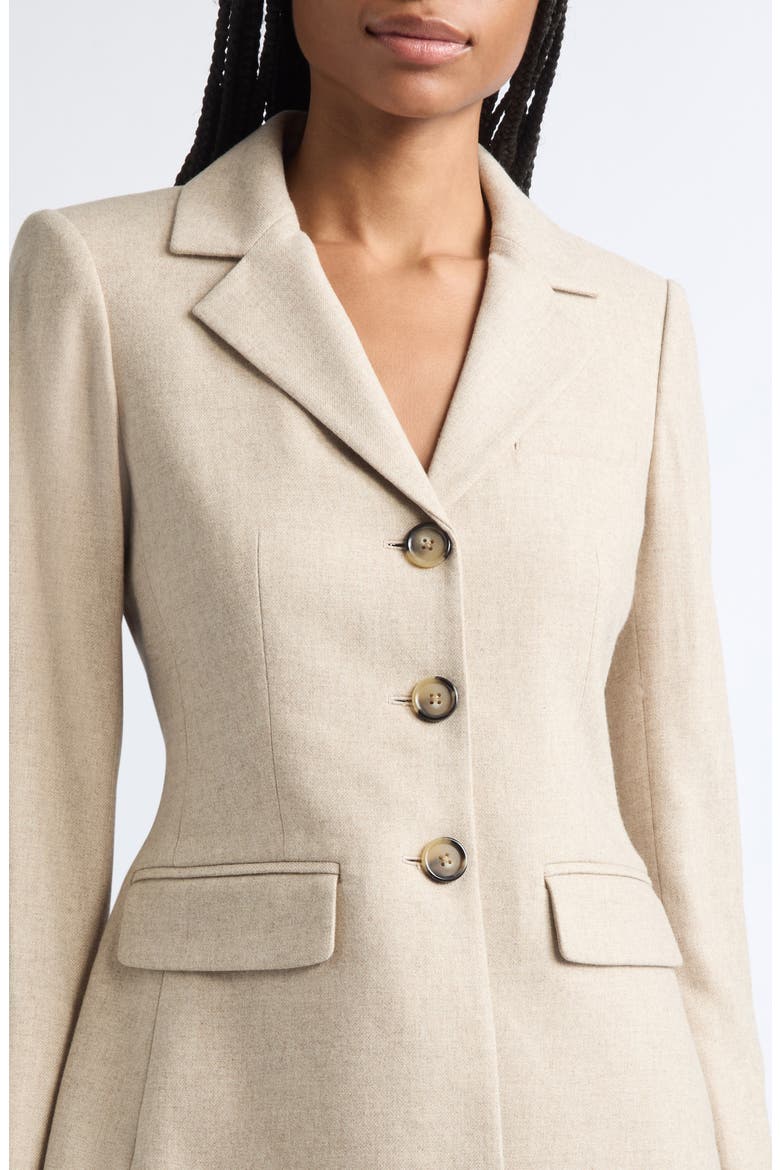 Raelynn Dickey Blazer, Alternate, color, OATMEAL MELANGE