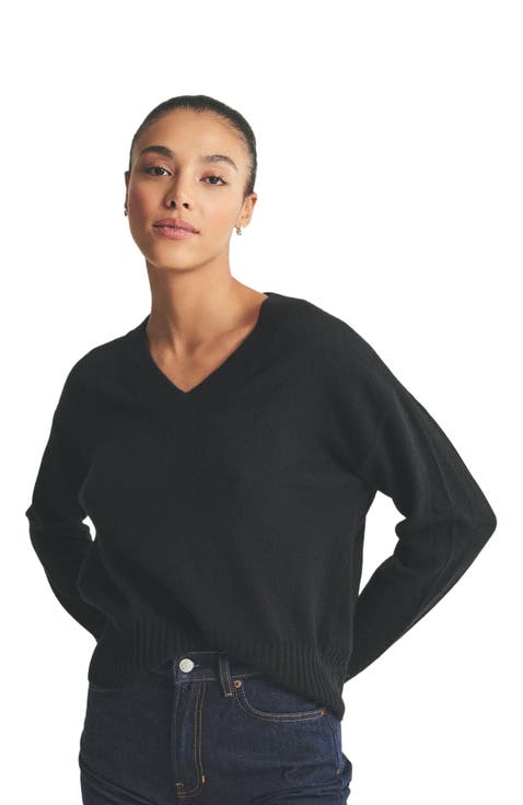 Signature Cashmere Classic V-Neck Sweater