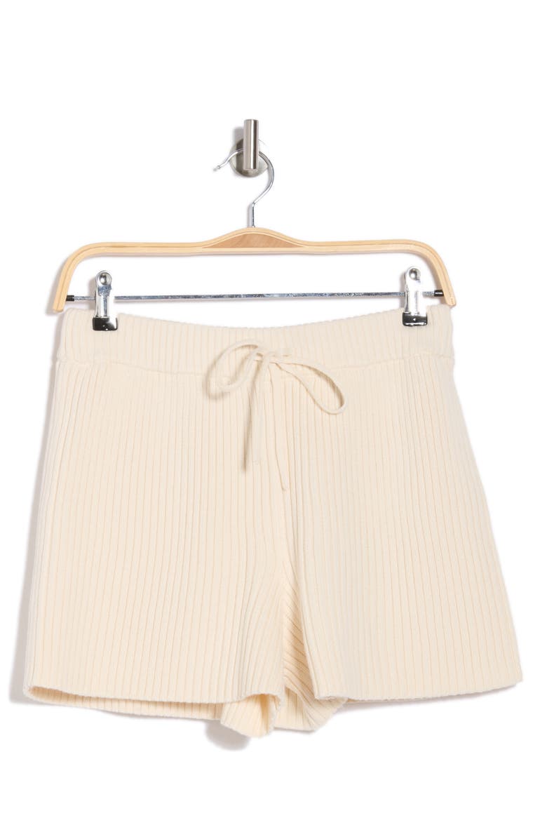 Sweaty Betty Retreat Cotton & Wool Rib Knit Shorts, Alternate, color,