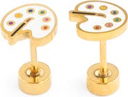 Pip Pop Paint Palette Stud Earrings
