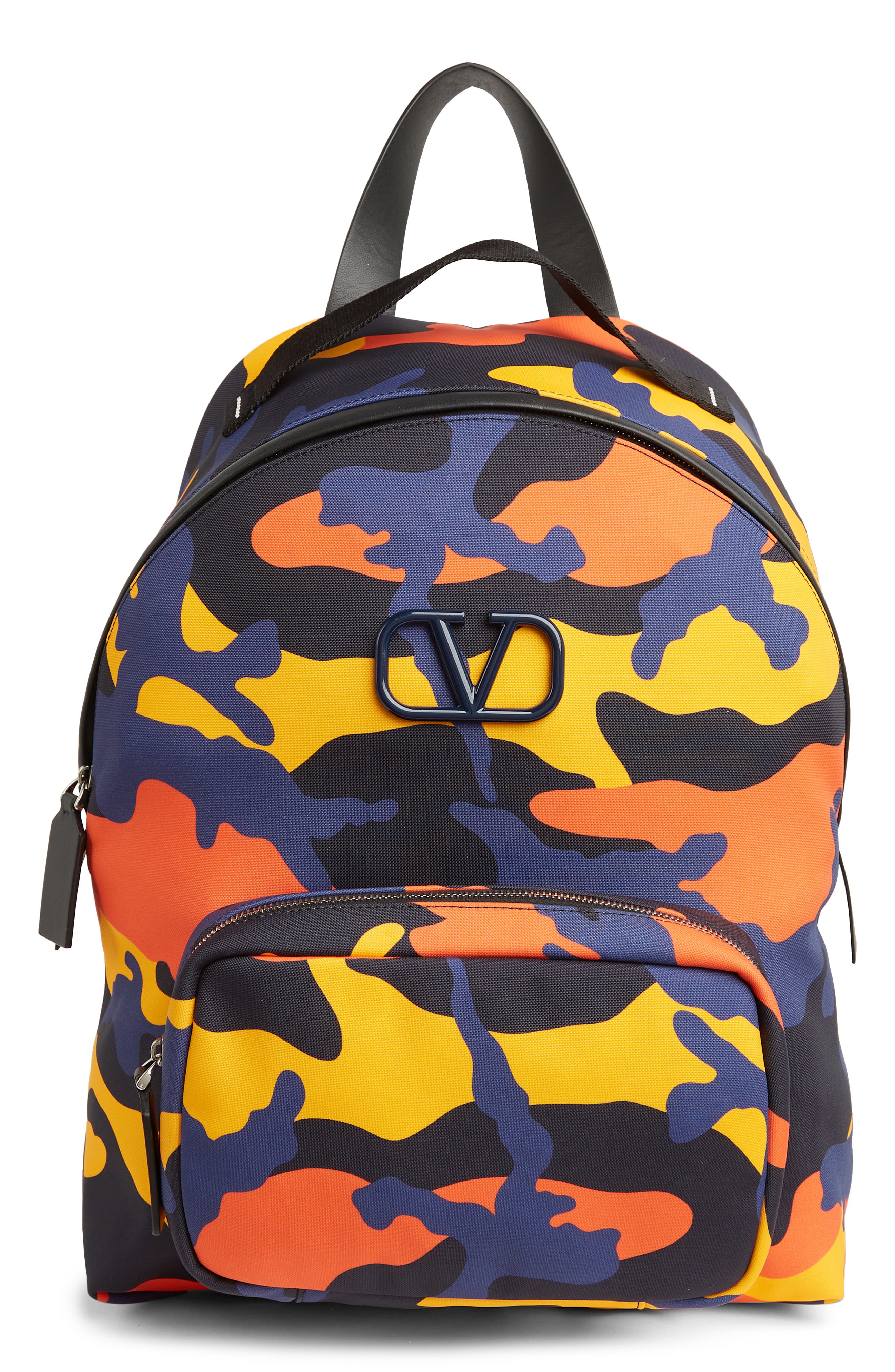 Valentino Camo Backpack, Main, color, 