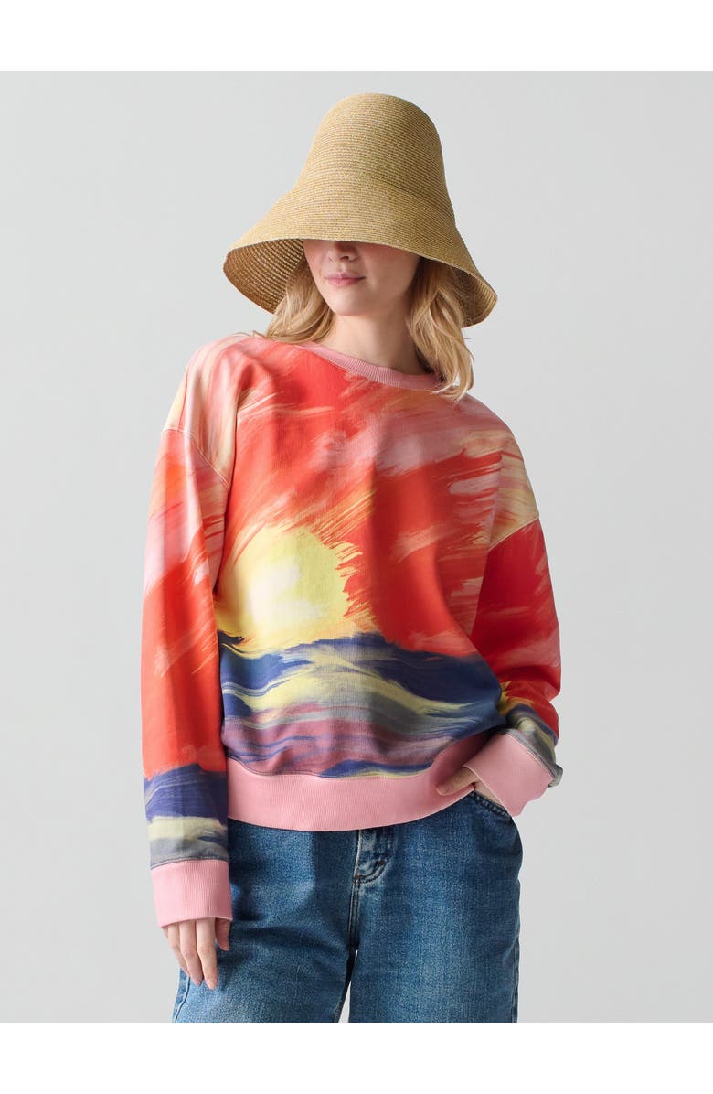 Lingua Franca Sunset Sweatshirt, Main, color, 