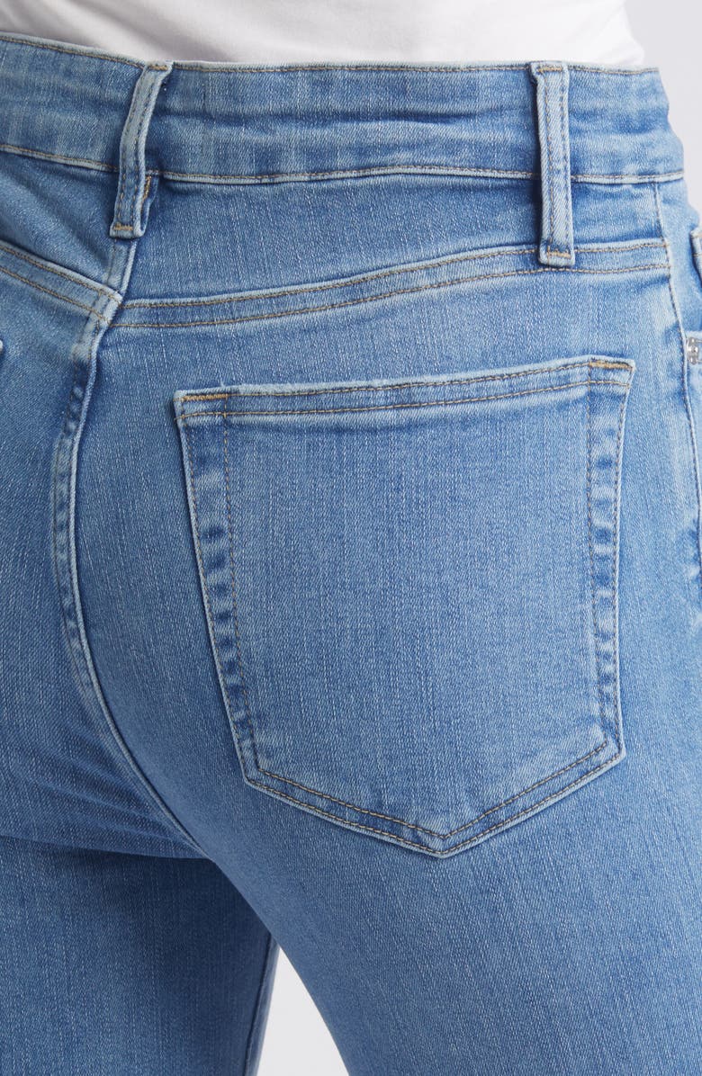 FRAME Le High Ankle Crop Skinny Jeans, Alternate, color, Clearwater