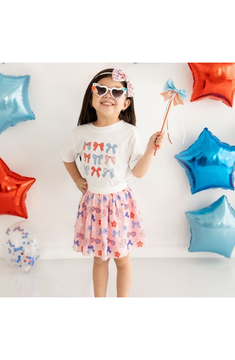 Sweet Wink Red, White, & Cute Tutu, Alternate, color, 