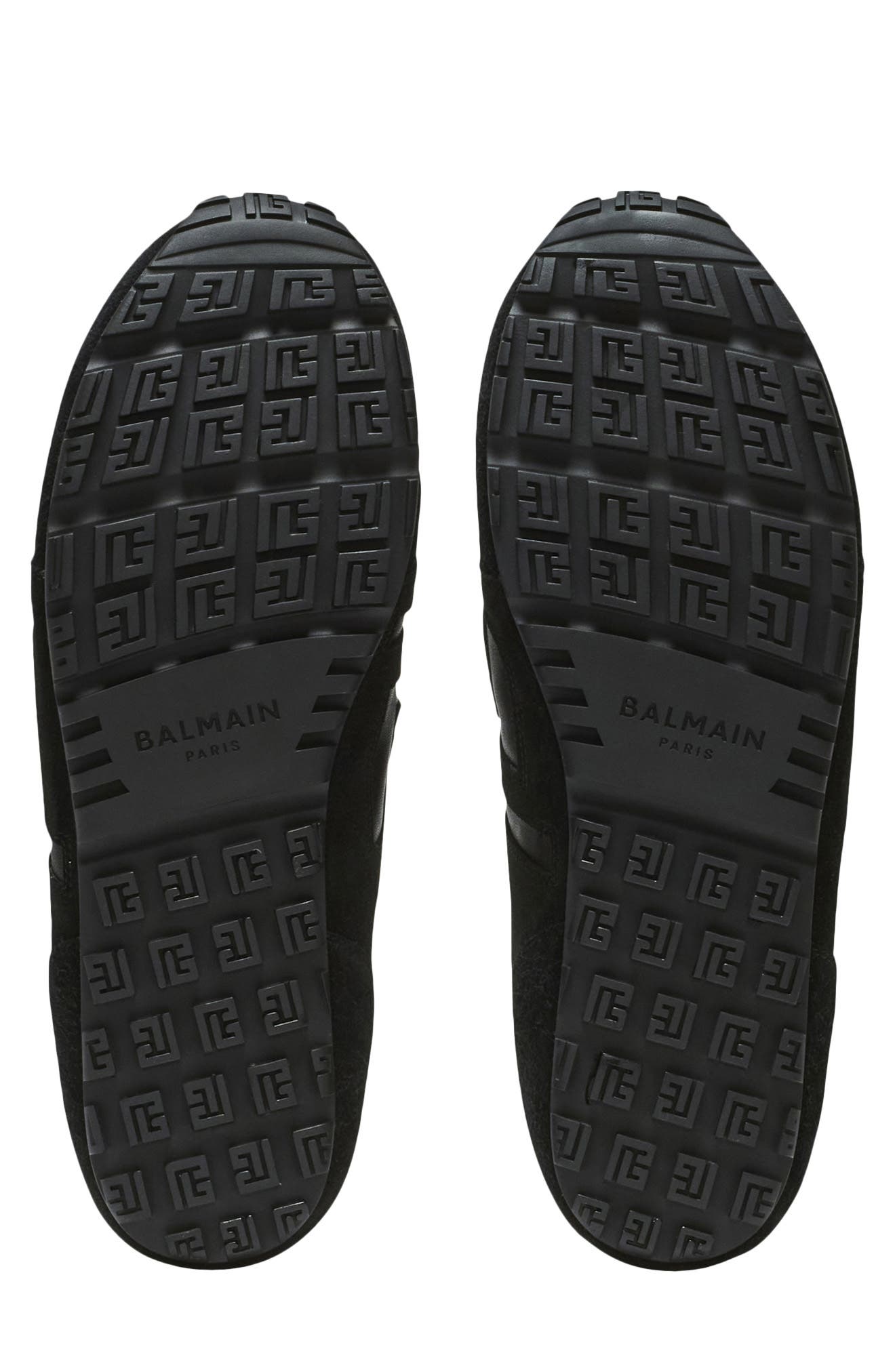 Balmain Racer 45 Low Top Sneaker, Alternate, color, 0Pa Black