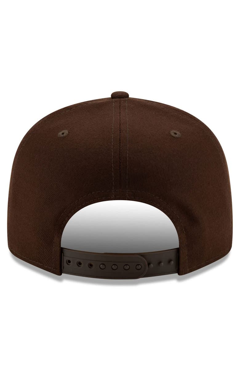 New Era Men's New Era Brown San Diego Padres 2025 MLB Postseason Side Patch 9FIFTY Snapback Hat, Alternate, color, 