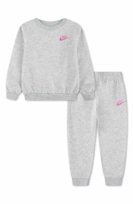 Kids' Fleece Crewneck Sweatshirt & Joggers Set