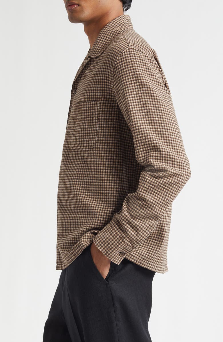 OUR LEGACY Heusen Microcheck Flannel Button-Up Shirt, Alternate, color, Endino Flannel Check