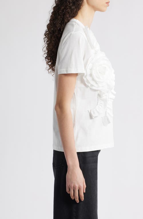 Nikki Lund Peony Floral Appliqué Top