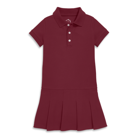 Kids Short Sleeve Pique Polo Dress