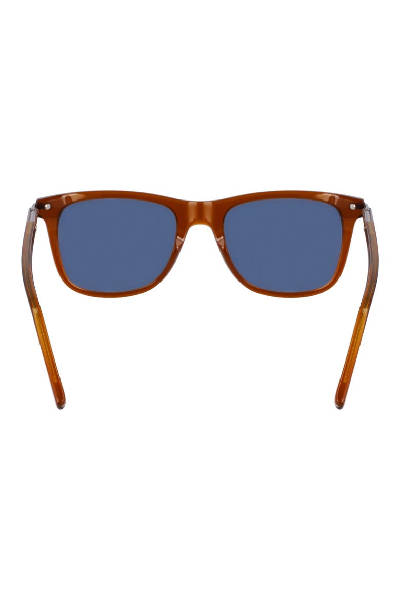 54mm Modified Rectangular Sunglasses, Alternate, color, TRANSPARENT BROWN
