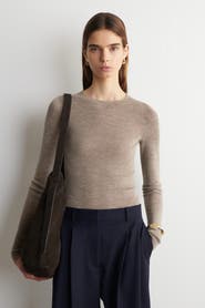 COS Seamless Merino Wool Long-Sleeved Top