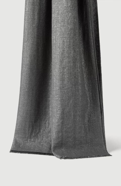 Cashmere and silk scarf