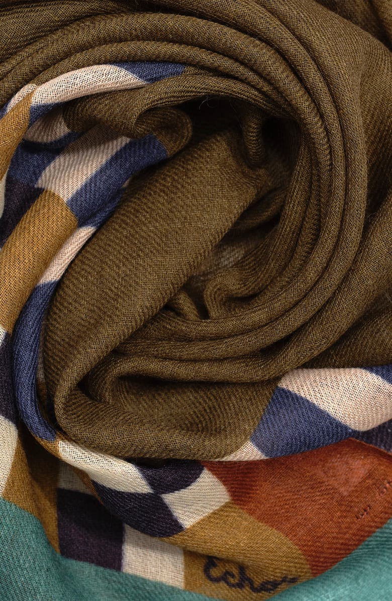 Echo Soho Geo Wrap, Alternate, color, Olive