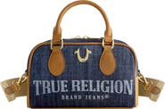 True Religion Denim Logo Mini Satchel Crossbody Bag