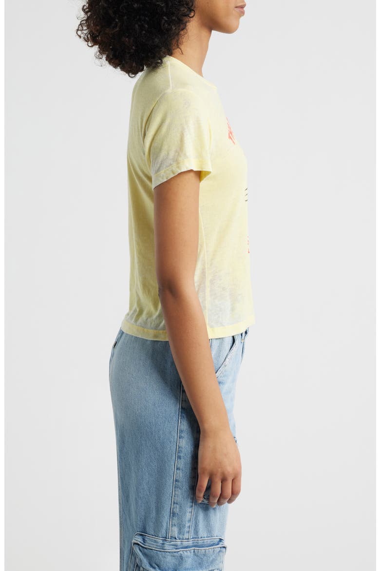 The Deviled Egg Burnout Graphic T-Shirt, Alternate, color, POPPY YELLOW