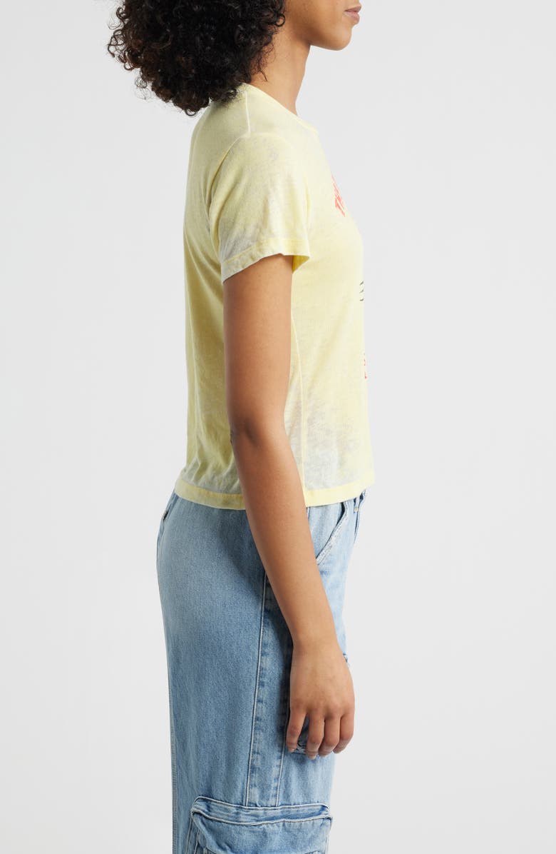 Daydreamer The Deviled Egg Burnout Graphic T-Shirt, Alternate, color, Poppy Yellow