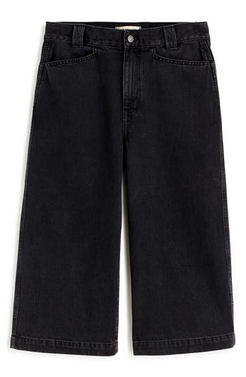 Madewell Denim Culottes In Johnston Wash