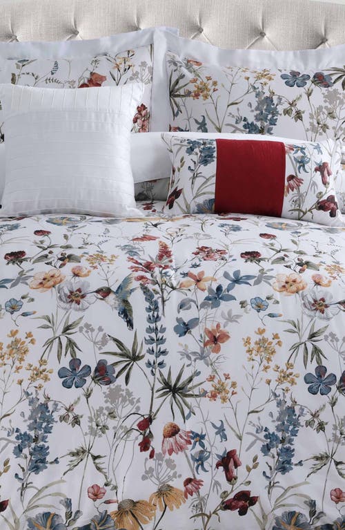 Azores Home Amalfi Cotton Comforter & Sham Set In Multi