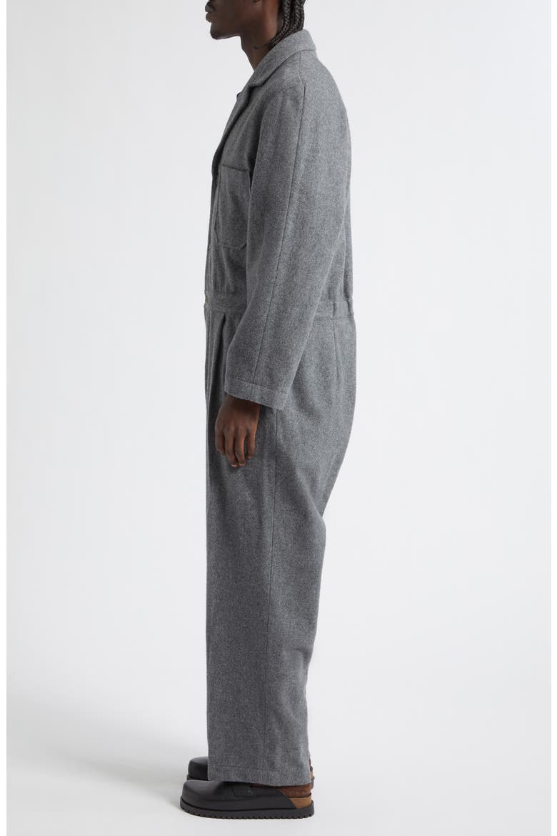x Birkenstock The Collector Tailored Wool & Nylon Felted Jumpsuit, Alternate, color, GREY