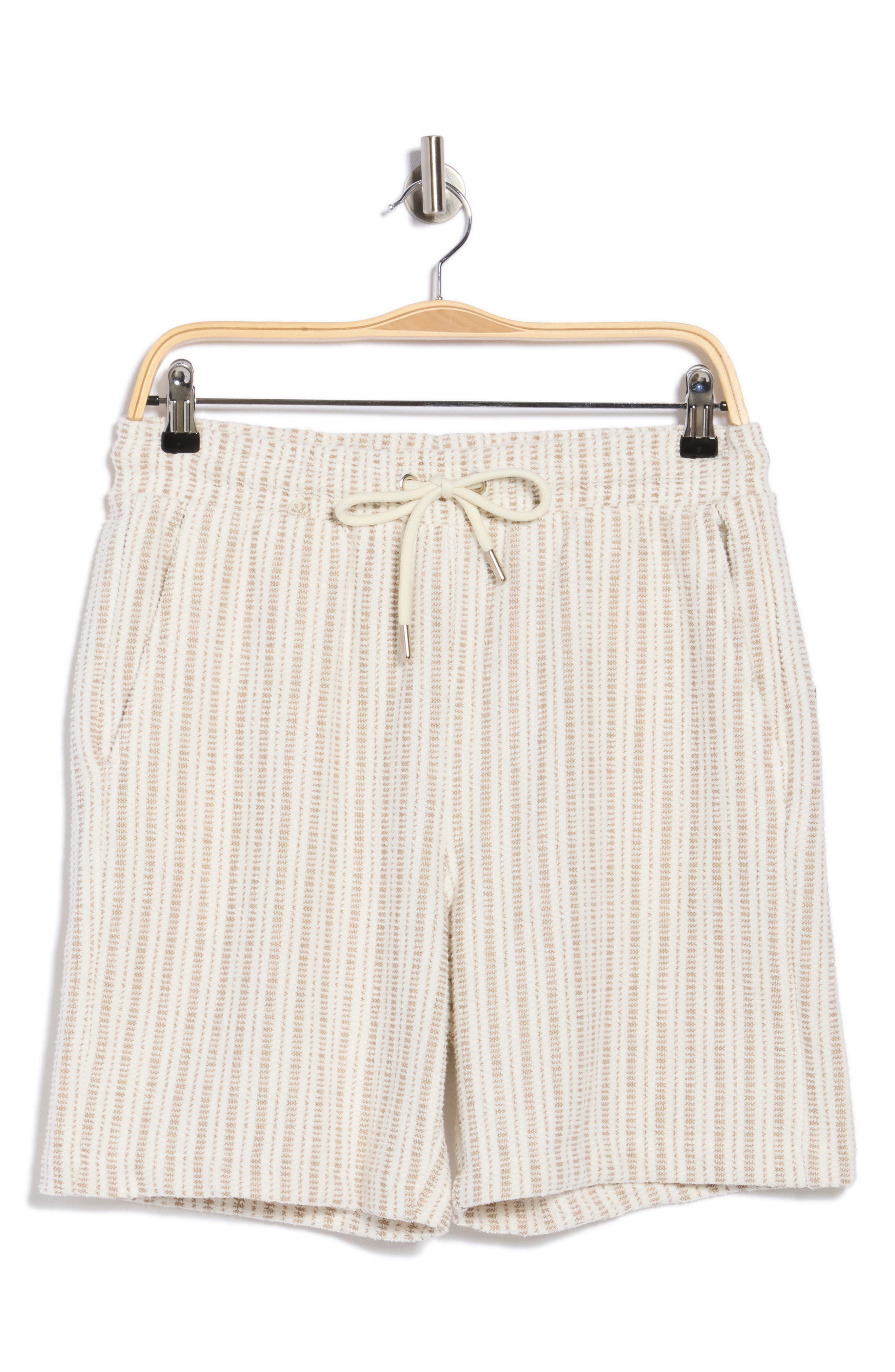 DENIM AND FLOWER Textured Pull-On Shorts