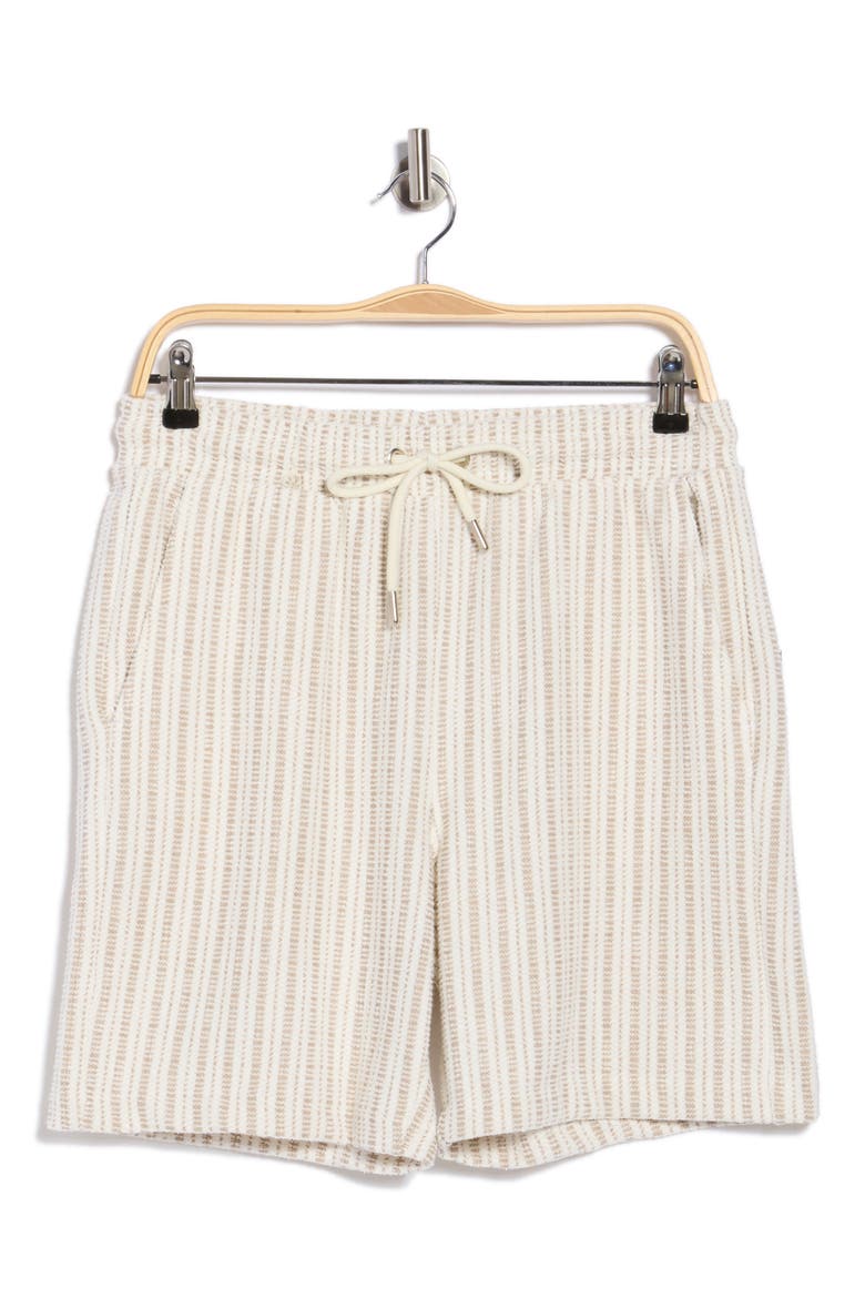 Textured Pull-On Shorts, Alternate, color, WHITE