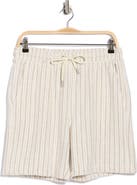 DENIM AND FLOWER Textured Pull-On Shorts