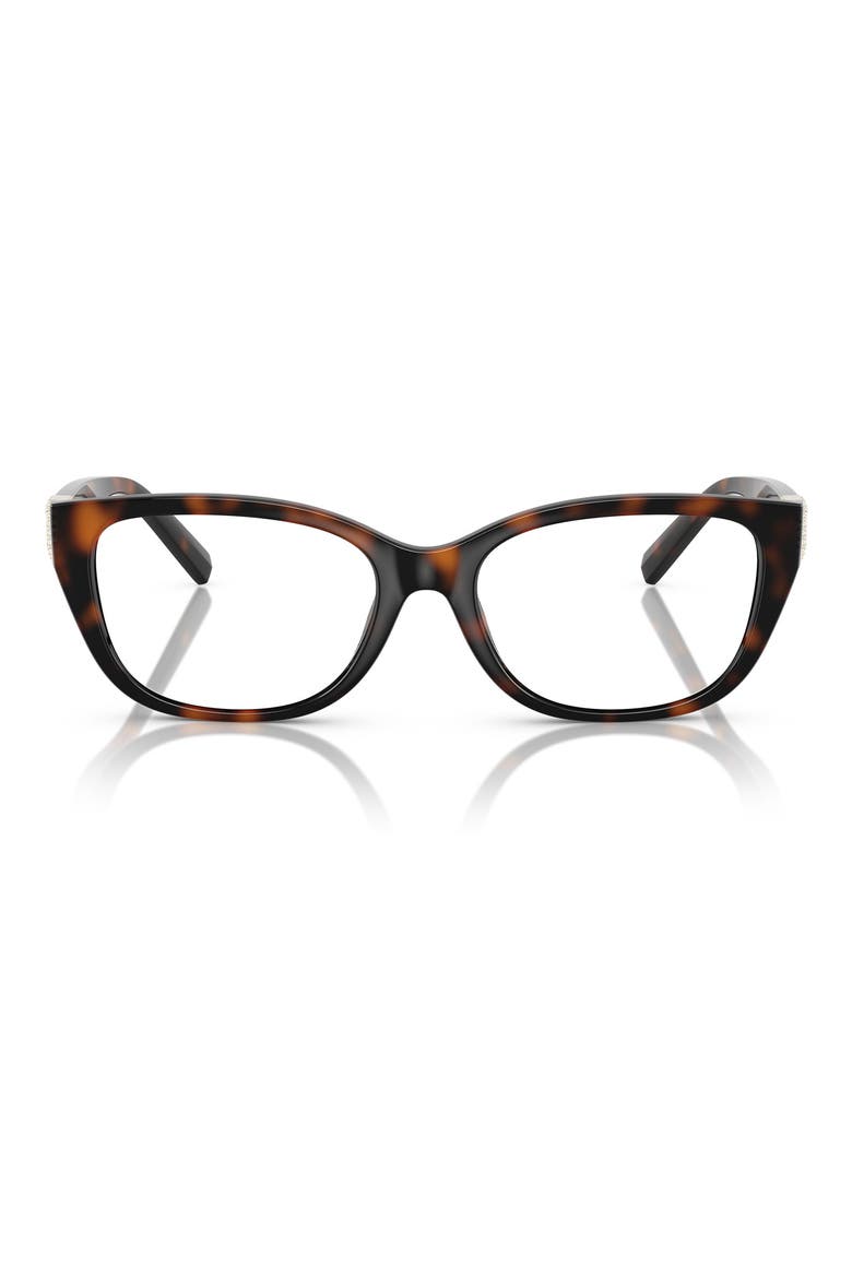 54mm Pillow Optical Glasses, Main, color, HAVANA