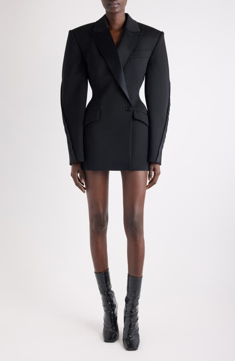 Reversed Seam Cocoon Jacket Dress