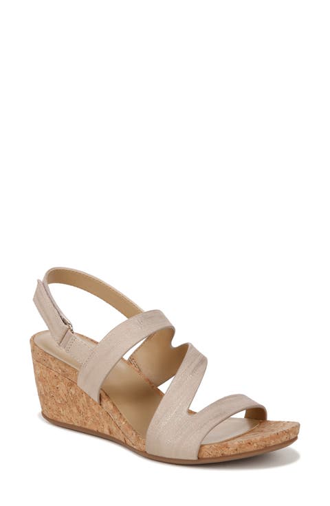 Adria Strappy Wedge Sandal (Women) (Wide Width Available)