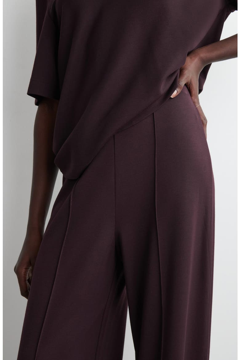 Hyke Wide Leg Pants, Alternate, color, RED DARK