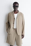 COS Unstructured Cotton-blend Blazer