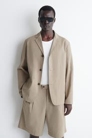 COS Unstructured Cotton-blend Blazer