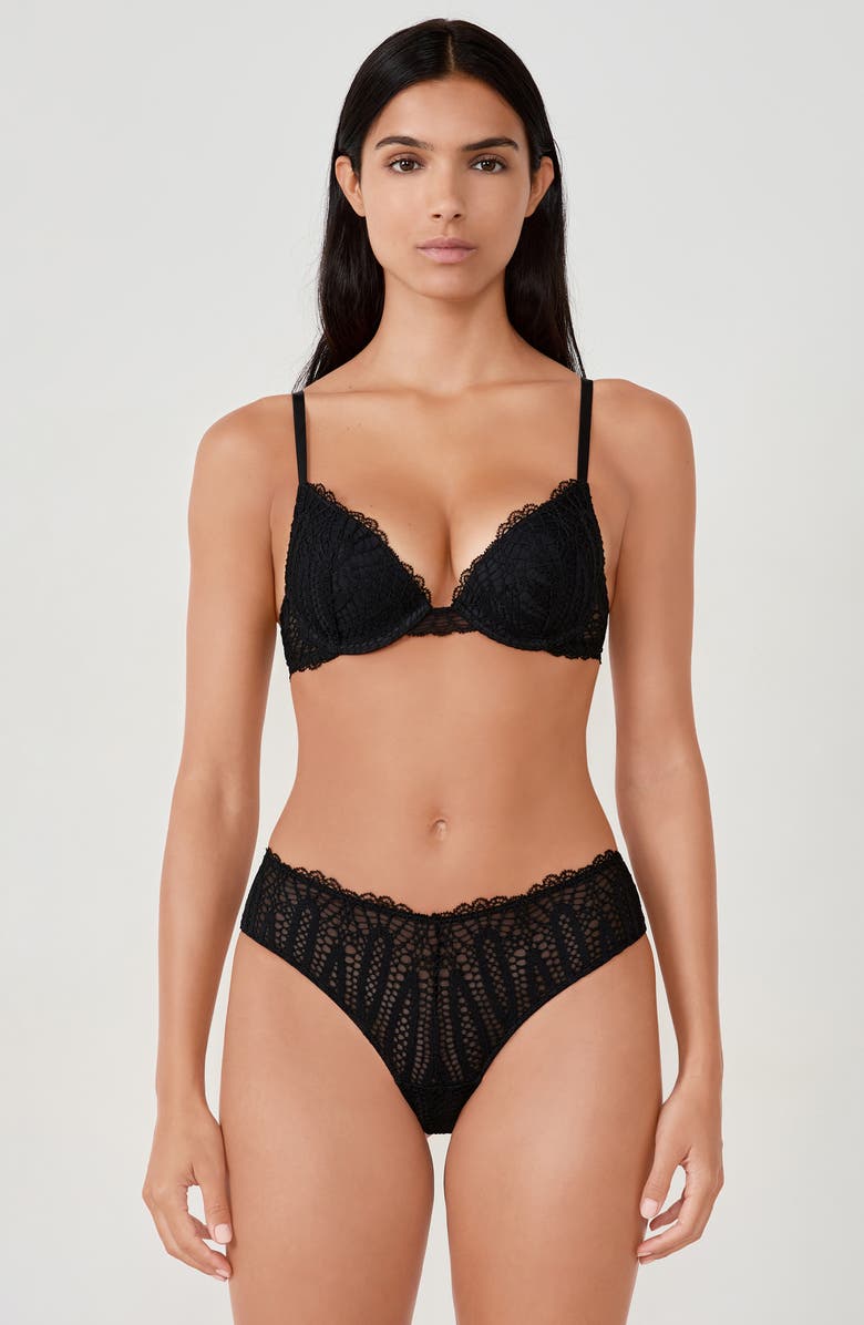 Etam Virtuose N°2 Classique Underwire Bra, Alternate, color, Black