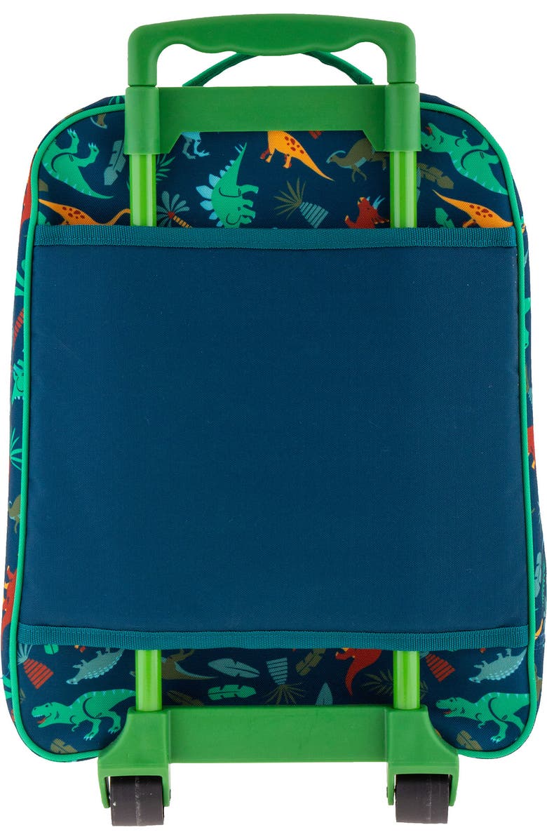Stephen Joseph Kids' Print Rolling Luggage, Alternate, color, Green/ Blue