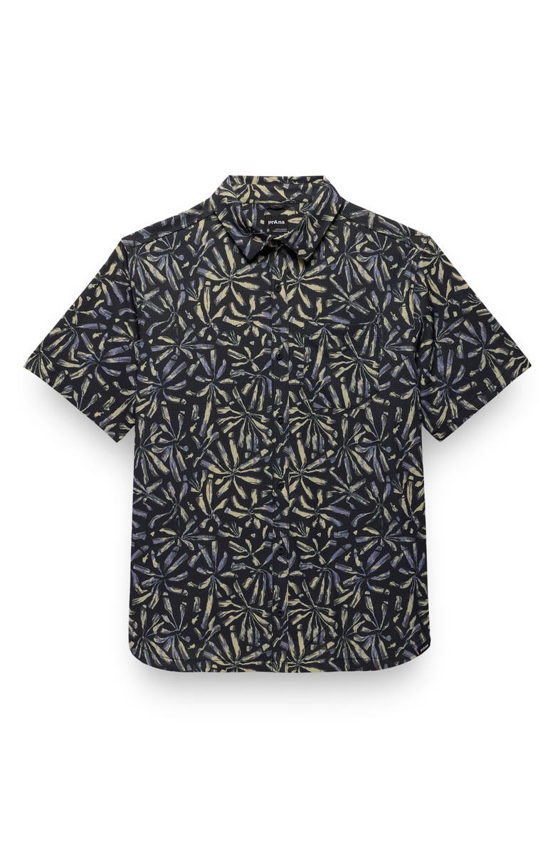 prAna Hybridizer Short Sleeve Performance Button-Up Shirt, Alternate, color,