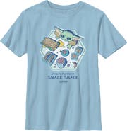 Star Wars: The Mandalorian and Grogu Boy's Star Wars The Mandalorian and Grogu The Child Hyperspace Snack Shack Graphic T-Shirt