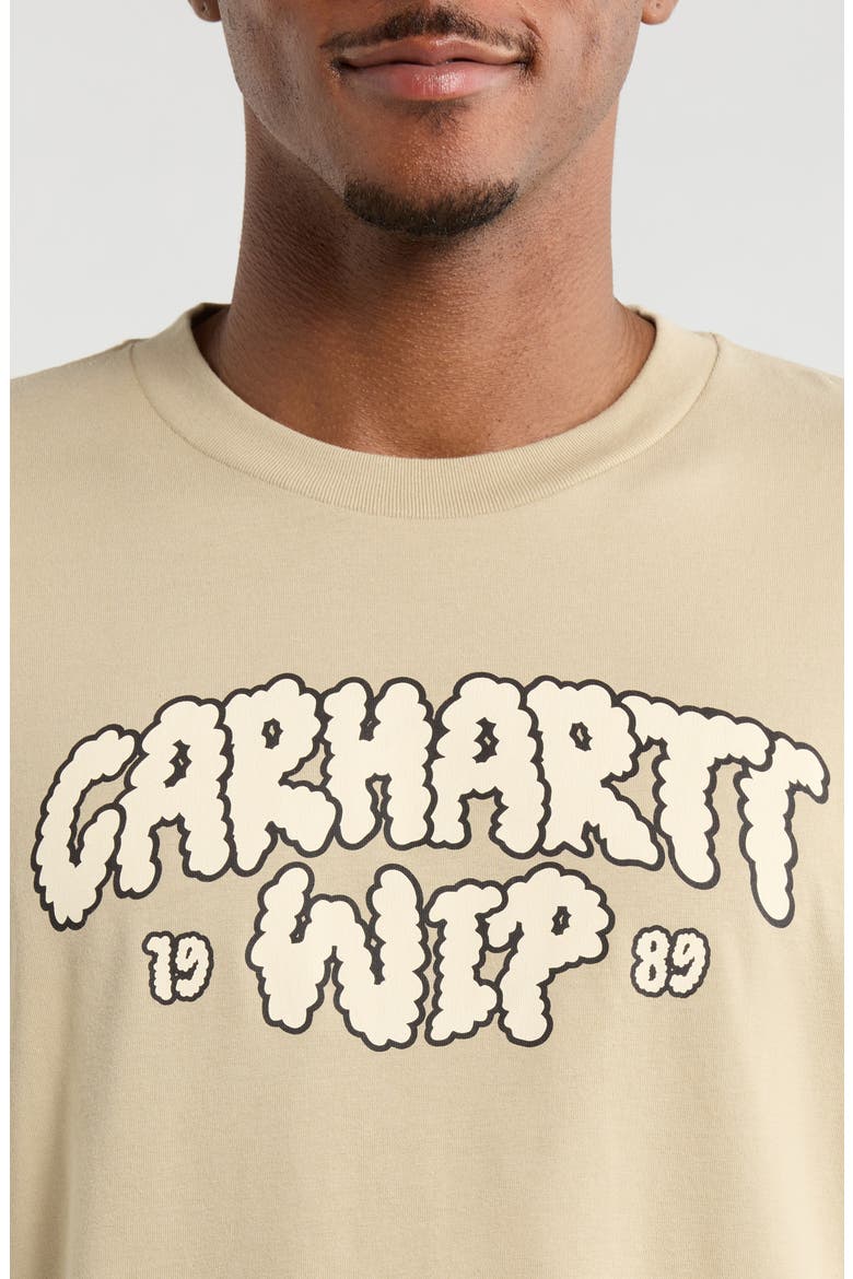 Cloud Script Cotton Graphic T-Shirt, Alternate, color, BARCHAN