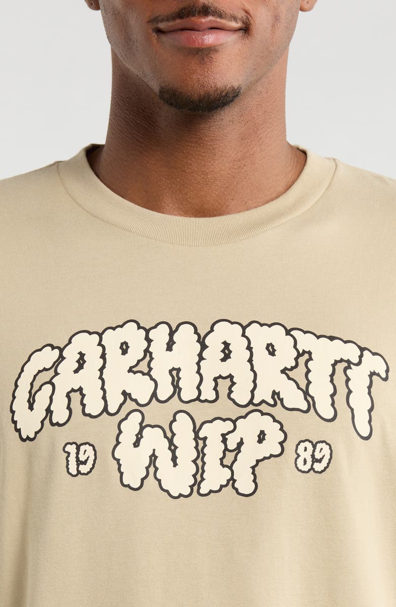 Carhartt Work In Progress Cloud Script Cotton Graphic T-Shirt, Alternate, color, Barchan