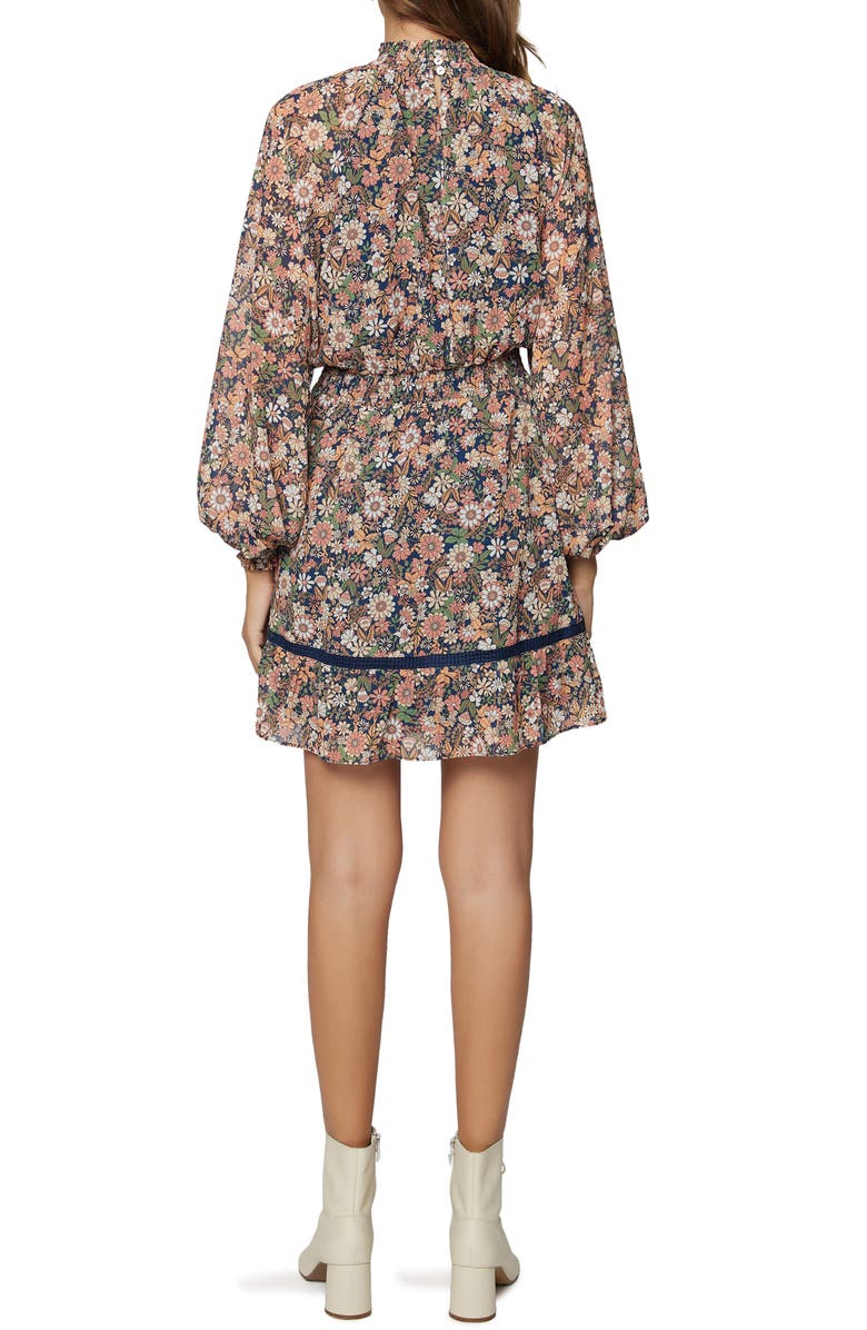 Lost + Wander Flower Power Mini Dress, Alternate, color, 