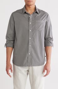 Union Clearwater Stretch Cotton Poplin Button-Up Shirt
